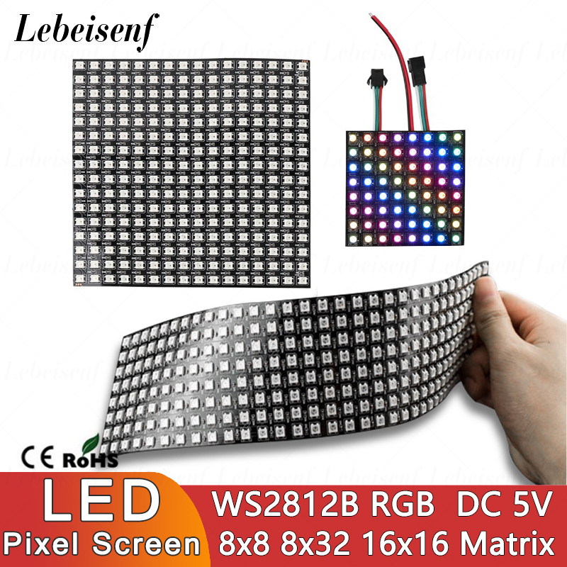 Rgb Led Matrix 8X8 - LEDデジタルピクセルスクリーン WS2812B SMD 5050 DC 5V