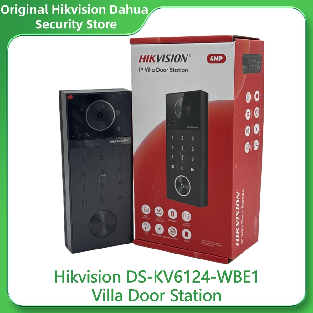 Hikvision DS-KV6124-WBE1 ヴィラドア - Smart Doorbell Wired のレビューと価格