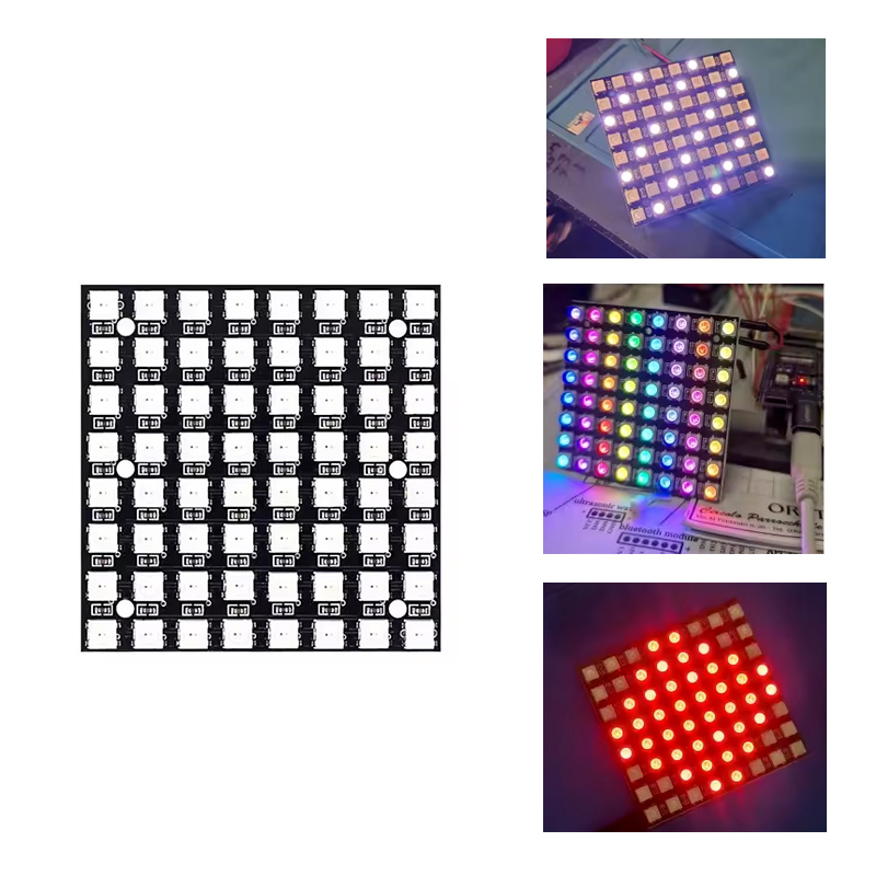 WS2812 LED 5050 RGB 8x8 64ビットL - Rgb Led Matrix 8X8 のレビューと価格