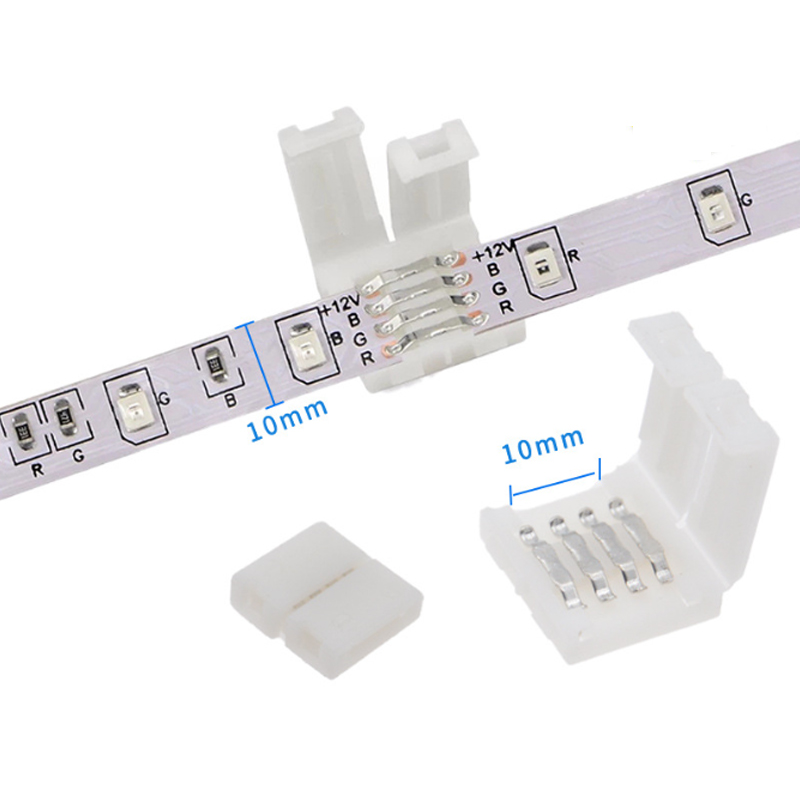 5 個 4PIN 8mm LED コネクタ L 字型 8mm - Rgb Led Matrix 8X8 のレビューと価格