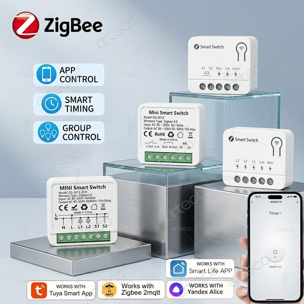 Tuya Zigbee ミニ DIY スマート スイッチ モ - Diy Home Automation Controller のレビューと価格