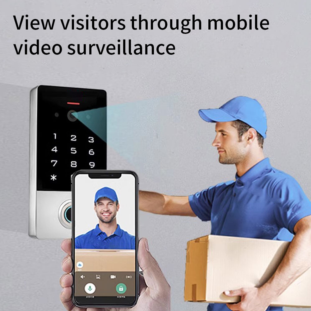 ビデオインターホン WiFi 指紋認証アクセス制御キーボード - Smart Doorbell Wired のレビューと価格