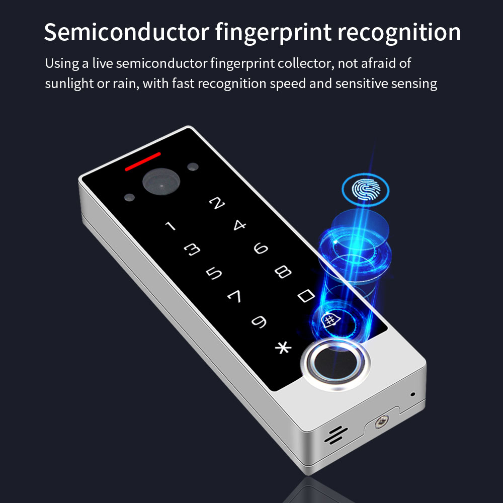 ビデオインターホン WiFi 指紋認証アクセス制御キーボード - Smart Doorbell Wired のレビューと価格