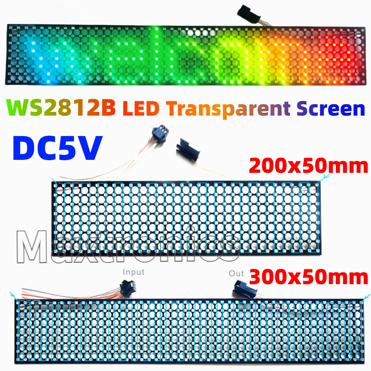 WS2812B LED 透明スクリーンフルカラー RGB 2 - Rgb Led Matrix 8X8 のレビューと価格