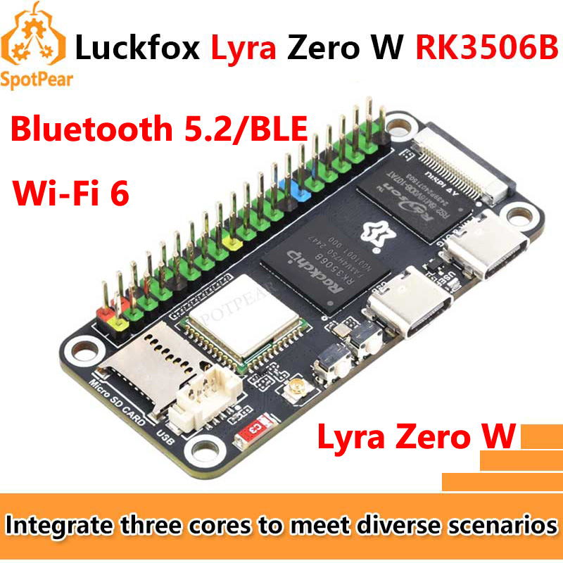 Luckfox Lyra Zero W RK3506B Ro - Pi Zero W Board のレビューと価格