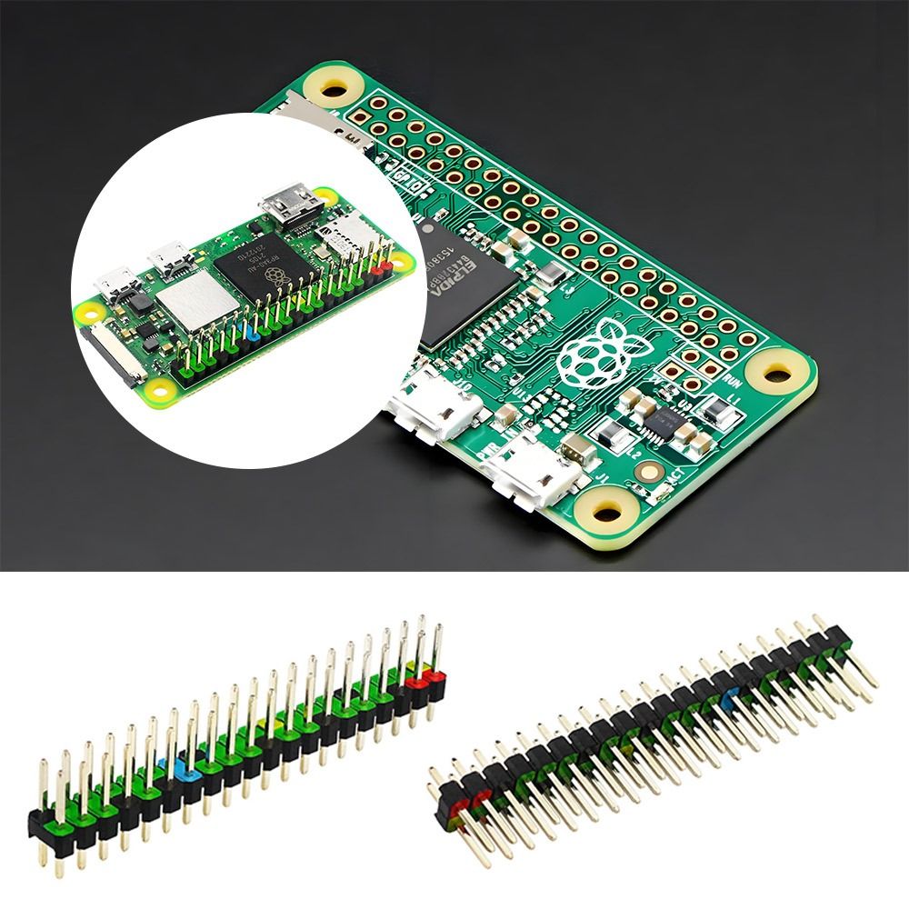 2x20ピン開発ボードヘッダー、2.54mmピッチ、Rasp - Pi Zero W Board のレビューと価格